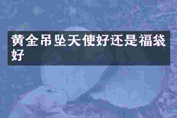 黄金吊坠天使好还是福袋好