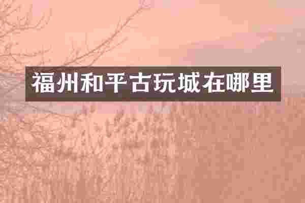 福州和平古玩城在哪里