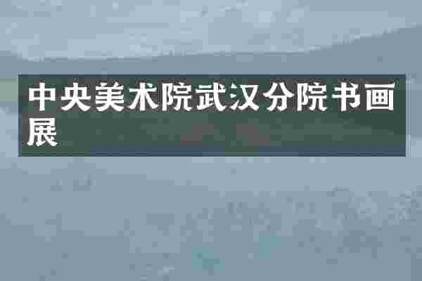 中央美术院武汉分院书画展