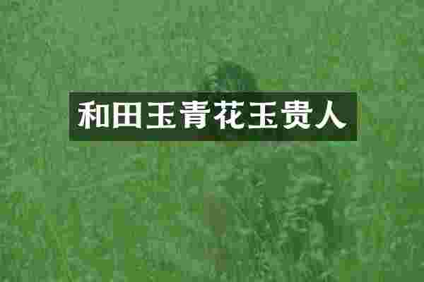 和田玉青花玉贵人