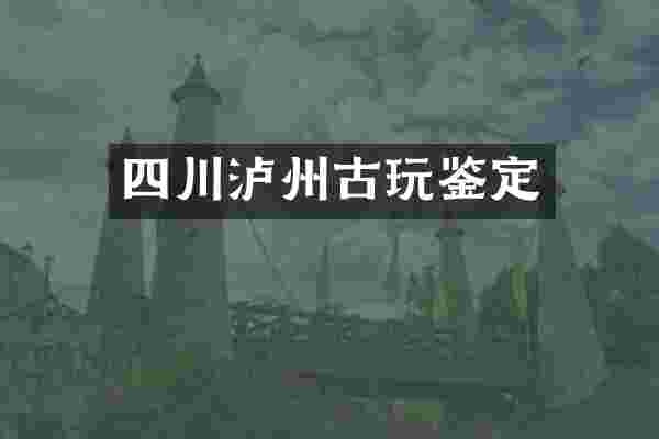 四川泸州古玩鉴定