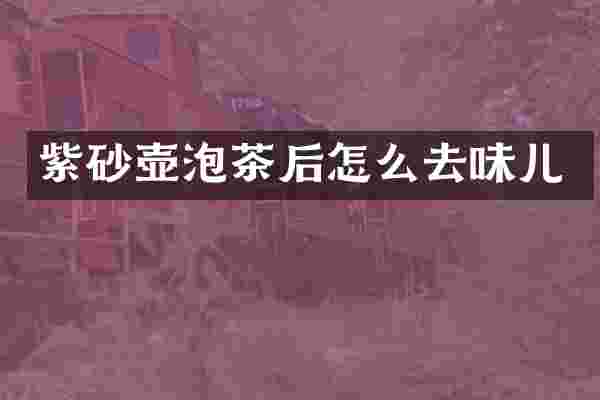 紫砂壶泡茶后怎么去味儿