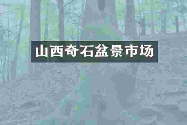 山西奇石盆景市场