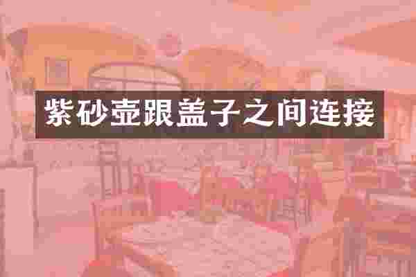 紫砂壶跟盖子之间连接