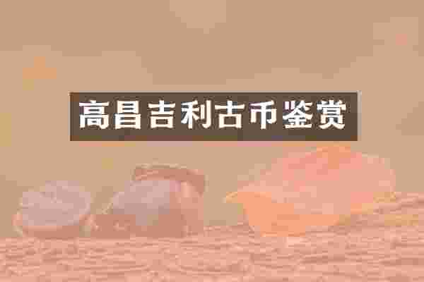 高昌吉利古币鉴赏