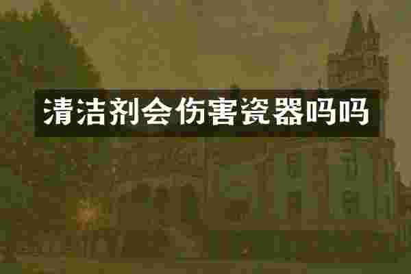 清洁剂会伤害瓷器吗吗