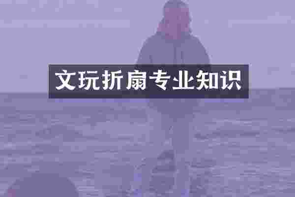 文玩折扇专业知识