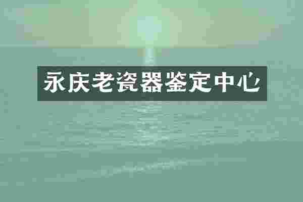 永庆老瓷器鉴定中心
