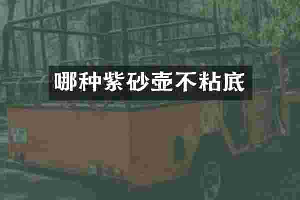 哪种紫砂壶不粘底