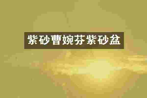 紫砂曹婉芬紫砂盆