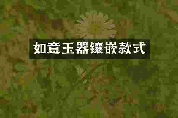 如意玉器镶嵌款式