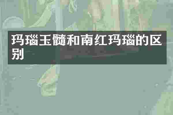 玛瑙玉髓和南红玛瑙的区别