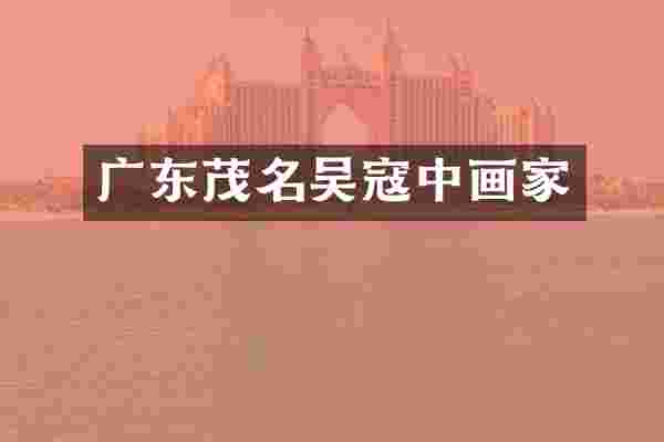 广东茂名吴寇中画家