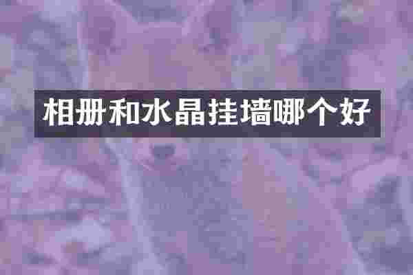 相册和水晶挂墙哪个好