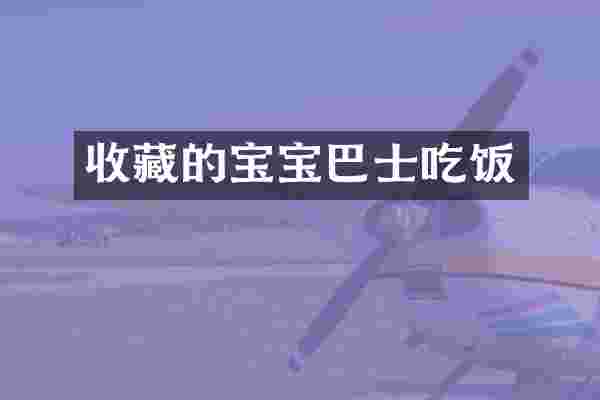 收藏的宝宝巴士吃饭
