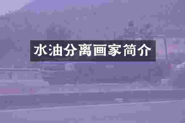 水油分离画家简介