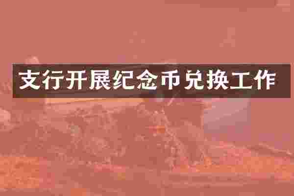 支行开展纪念币兑换工作
