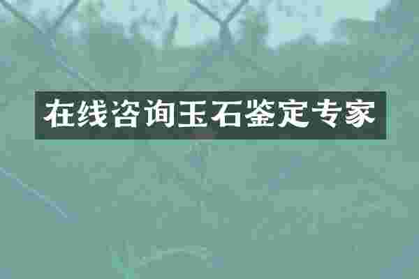 在线咨询玉石鉴定专家