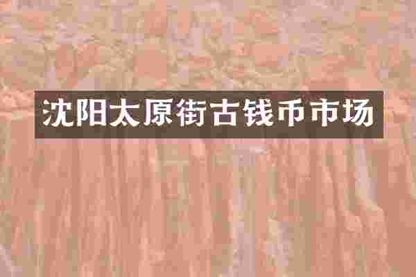 沈阳太原街古钱币市场