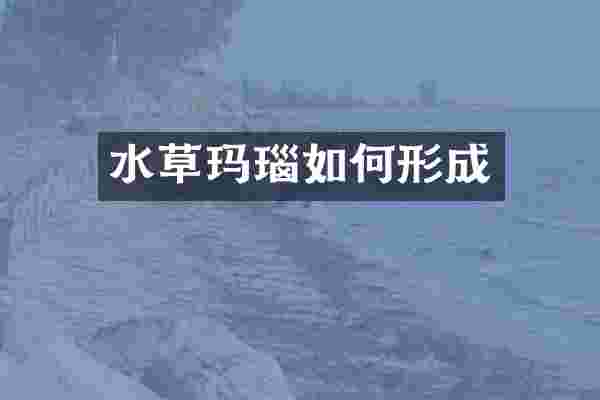 水草玛瑙如何形成