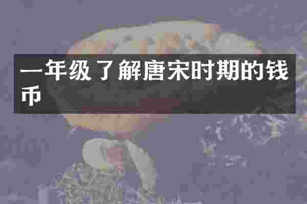 一年级了解唐宋时期的钱币