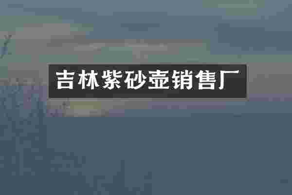 吉林紫砂壶销售厂