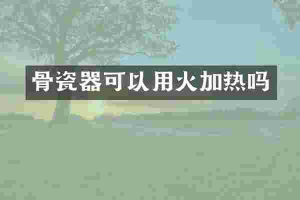 骨瓷器可以用火加热吗