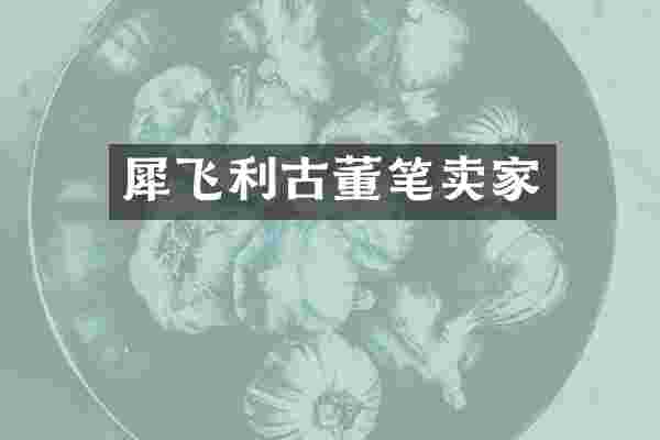 犀飞利古董笔卖家