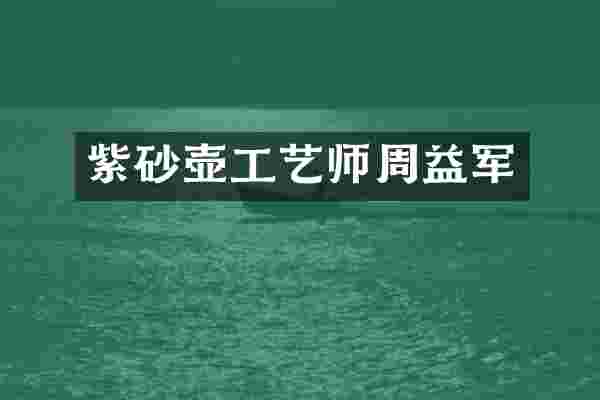 紫砂壶工艺师周益军