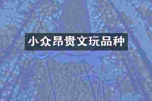 小众昂贵文玩品种