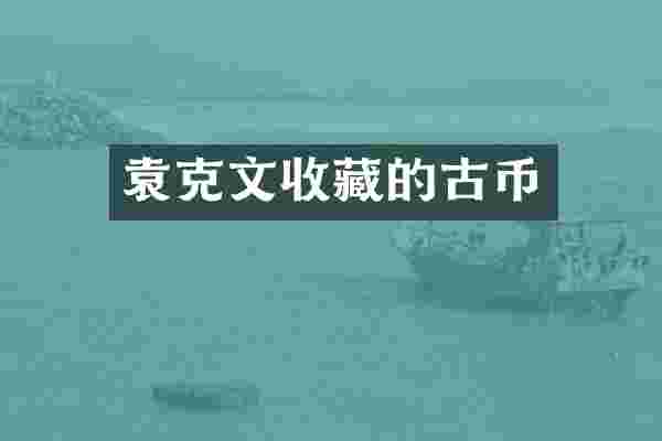 袁克文收藏的古币