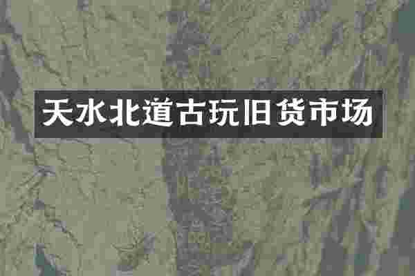 天水北道古玩旧货市场
