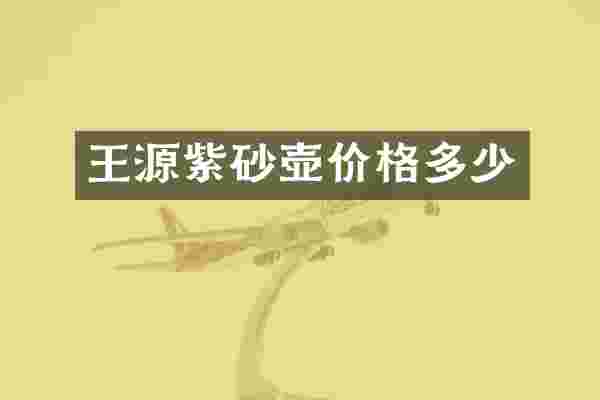 王源紫砂壶价格多少