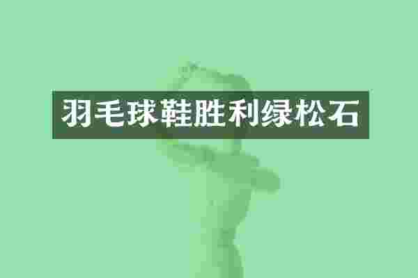 羽毛球鞋胜利绿松石