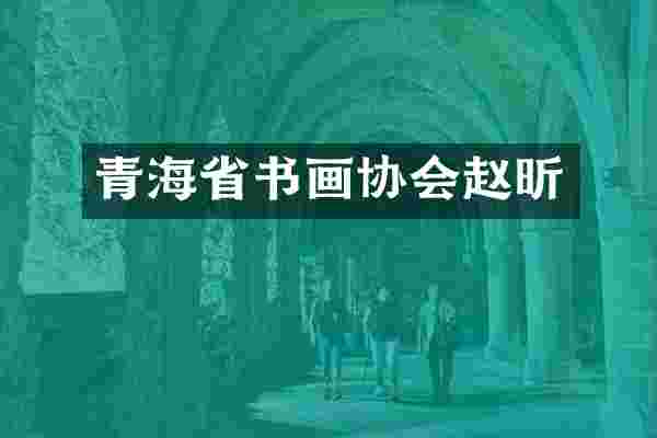 青海省书画协会赵昕
