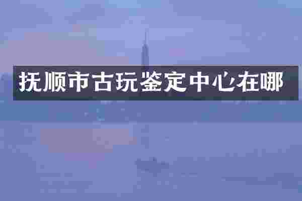 抚顺市古玩鉴定中心在哪