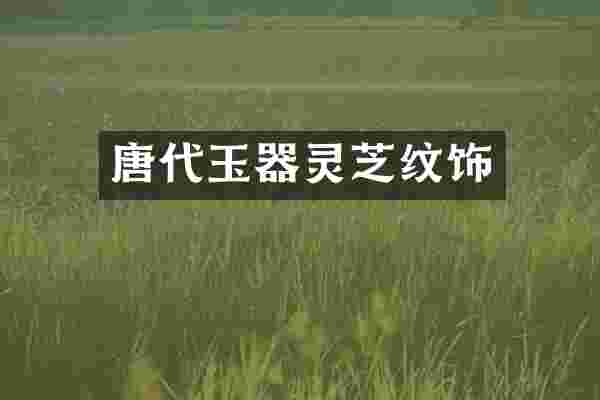 唐代玉器灵芝纹饰