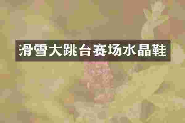 滑雪大跳台赛场水晶鞋