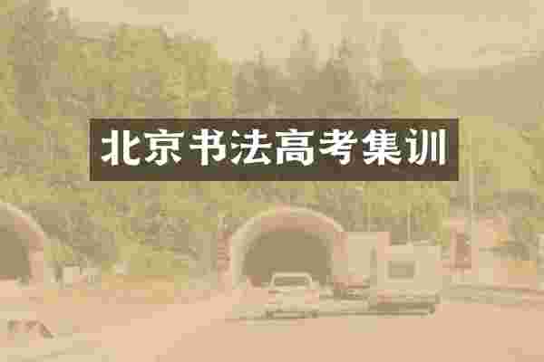 北京书法高考集训