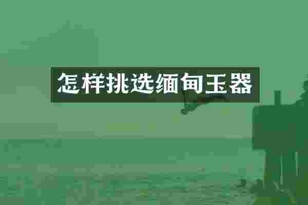 怎样挑选缅甸玉器