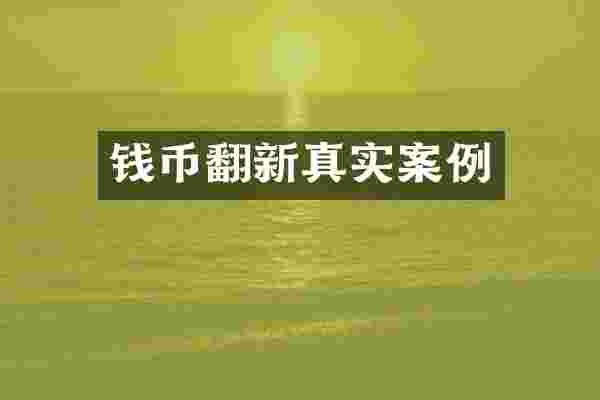 钱币翻新真实案例