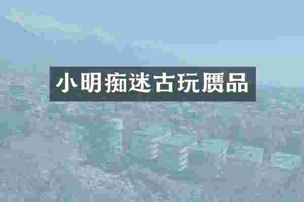 小明痴迷古玩赝品