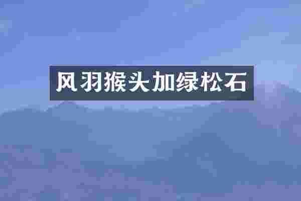 风羽猴头加绿松石