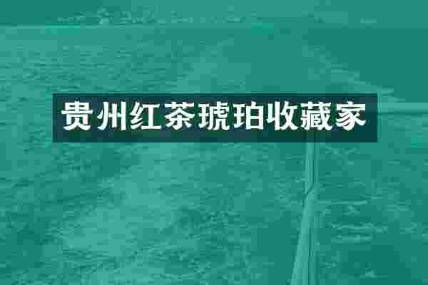 贵州红茶琥珀收藏家