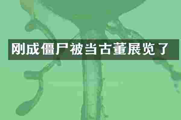 刚成僵尸被当古董展览了