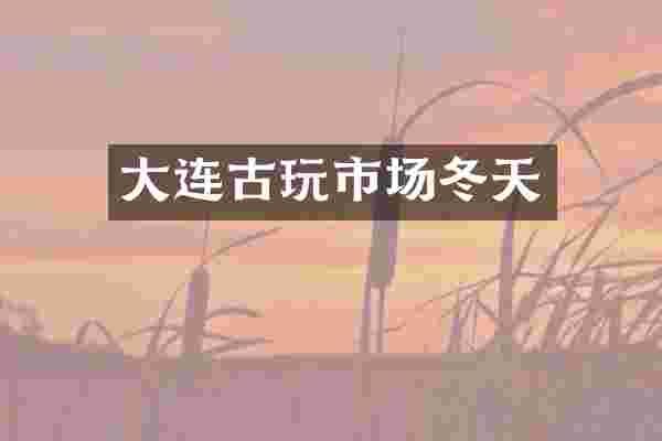大连古玩市场冬天