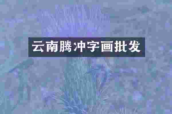 云南腾冲字画批发