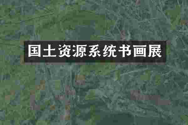 国土资源系统书画展