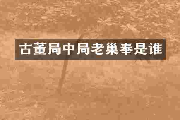 古董局中局老巢奉是谁