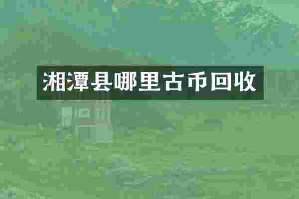 湘潭县哪里古币回收